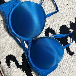Victoria's Secret Shimmering Blue Bra